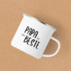 15141004-produkt-v3 Emailletasse Papa ist der Beste